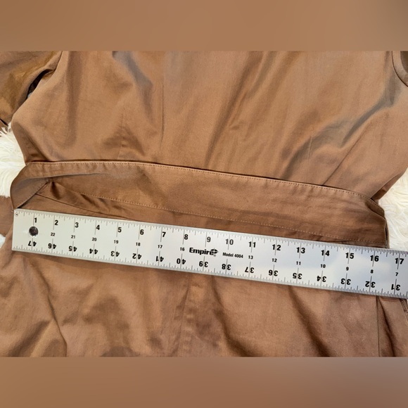 NEW FAVORITE DAUGHTER Expressing Myself Belted A-Line Midi Dress sz L - Picture 6 of 8